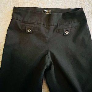 Style & Co - Black Straight Leg Stretch Pants - Size L